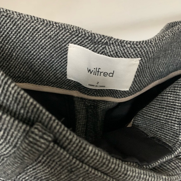 Aritzia Wilfred GREY The New Tie-Front Wool Cashmere 
Jallade Pant size 2 - Picture 5 of 5
